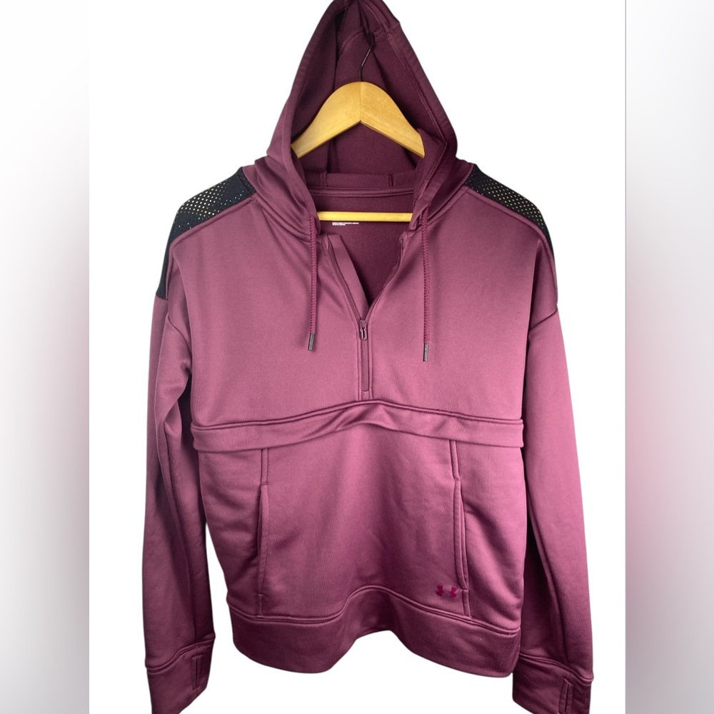 💦 Under Armour Men's Maroon Hoodie SZ S